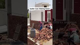 Spider man: Making Home #spiderman #marvel #marvelmemes #shorts