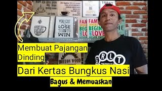 Transfer foto ke kayu | pakai kertas bungkus nasi part 2