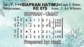 Siapkan Hatimu (Piano) SOPRAN