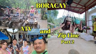 Boracay ATV \u0026 Zip Line Package @Mainland w/ my guests from Pasig City (Part 2) || by: Rene Cosido