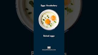 Eggs Vocabulary 🍳