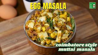 Coimbatore style Egg masala Muttai Masala Recipe