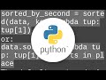 How to sort a list/tuple of lists/tuples by the element at a given index?