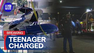 JUST IN: Teen boy charged over fatal Sydney jet-ski accident | 9 News Australia
