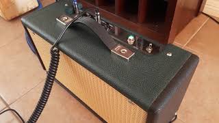 Unidad de reverb a tubos basado en Fender 6G15