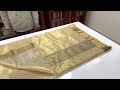 chanderi golden tissue silk sarees