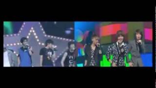 [SPLIT SCREEN] 080525 vs. 100220 SHINee Replay Live Performance