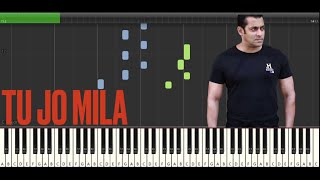 Tu Jo Mila Piano Tutorial | Tribute to KK |Bajrangi Bhaijaan | Salman Khan | Bollywood | Rishabh D A