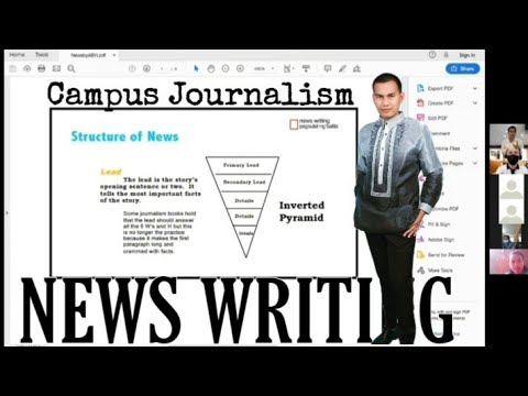 NEWS WRITING | Campus Journalism - YouTube