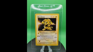 Electabuzz 20/102 Shadowless Non Holo Rare Base Set Pokemon Card WOTC #ebay #SHORTS