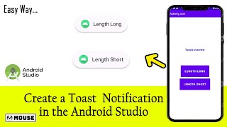 How to create a toast notification in the Android app?