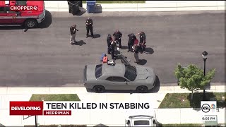 Teen stabbed and killed during fight in Herriman, police say