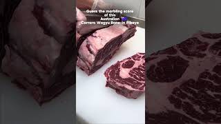 Guess the marbling score of this Carrara Wagyu Ribeye!