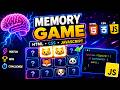JavaScript Memory Game Tutorial 🧠 | Build a Matching Card Game from Scratch