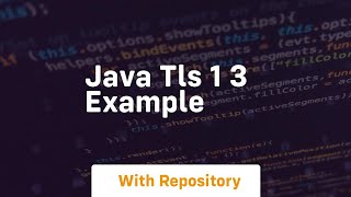java tls 1 3 example