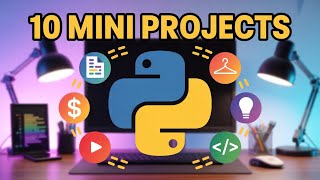 100 Python Project | Final 5 Smart Python Projects for Beginners 🧠 | Boost Your Logic in Python
