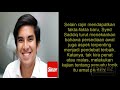 syed saddiq ...... di sebalik tabir