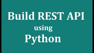 Building CRUD REST API using Python, Flask & MySQL | REST API Testing with POSTMAN
