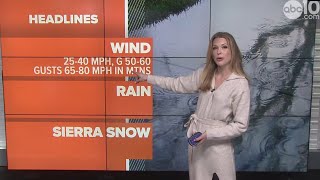 California Storm Forecast: Powerful storm brings strong wind, heavy rain and snow to state