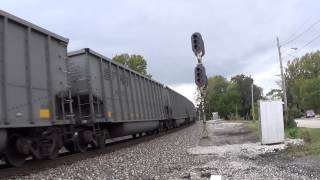 NS Dash 8 with a Leslie RS3L in Valpo, IN