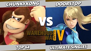 Warehouse War 4 - ChunkyKong (Donkey Kong) Vs. Doorstop (ZSS) Smash Ultimate - SSBU