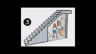 Below stairs or head room negative space design Ideas #design #stair #negativespace #interiordeigner