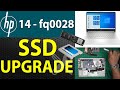 How to Upgrade Storage (SSD-HDD) for HP 14 Fq0028 Laptop | Step by Step💻 ✅