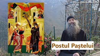 Postul Paștelui - p. Pimen Vlad