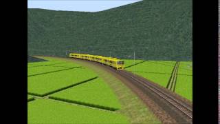 Railsim2　キハ200なのはな色