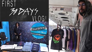 FIRST 30D4YS VLOG!  ( First Pop-up Shop, Mazezilla & MORE )