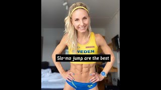 Slo-mo jump videos are the best Malin Otterling Marmbrandt #shorts