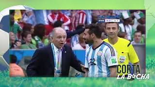 Lavezzi y Sabella y el chorrito de agua que recorrió el mundo 😆