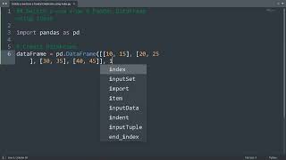 Delete a row from a pandas dataframe using index | Python Data Engineering | Python Coding Tutorial