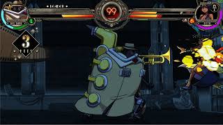 Skullgirls Big Band Evangelion combo