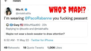 Mia Khalifa goes to OnlyFans for Women and gets DESTROYED on twitter