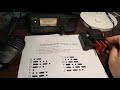 morse code practicing abc