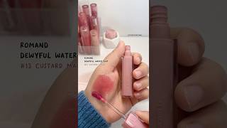 Romand Dewyful Water Tint - 13 Custard Mauve #fyp #koreanliptint #romand #kbeauty #makeup