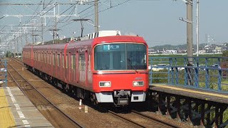 名鉄3700系3701F+3115F 1170Aﾚ急行内海 植大駅通過