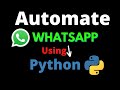Automate WhatsApp using python (just 2 lines code)
