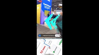 Integrated AR Indoor Navigation Demo at NRF 2024