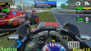 Monoposto 2025 Austria 🇦🇹 Round 10 Collision Again With Hamilton \u0026 Puncture Destroyed All #monoposto