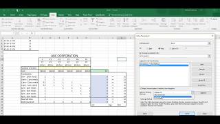 Solving labor planning problems using solver in excel