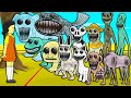 ZOONOMALY MONSTERS PLAY SQUID GAME! Cartoon Animation