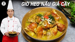 Giò Heo Nấu Giả Cầy - Cách nấu  Giả  Cầy Heo ngon | Kỹ Năng Vào Bếp