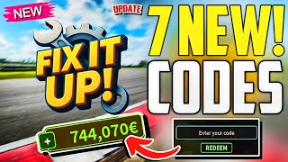 ⚠️RACES!⚡[CODES]⚠️FIX IT UP ROBLOX CODES 2026 - FIX IT UP CODES 2026