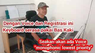 Register Organ Gereja: Keyboard seakan memiliki Bas Kaki