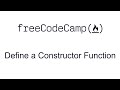 Define a Constructor Function - Object Oriented Programming - Free Code Camp