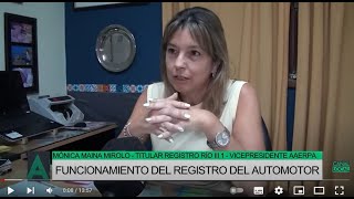 Funcionamiento del registro del automotor Mónica Maina Mirolo