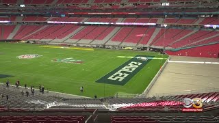 Pat Gallen and Don Bell get sneak peek inside State Farm Stadium ahead of Super Bowl