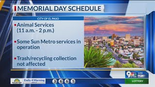 List of El Paso closures for Memorial Day